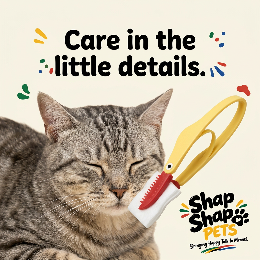 Branded cat grooming detail image