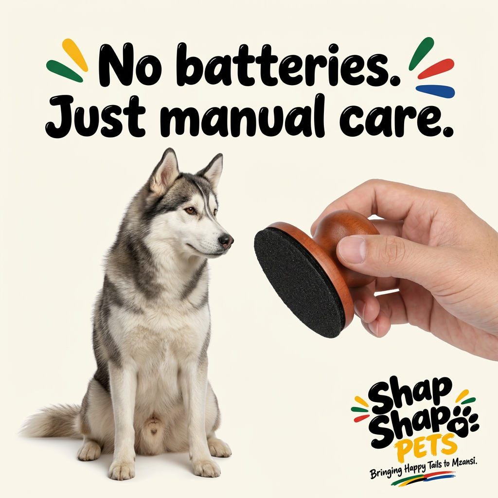 Dog Nail File with Wooden Grip